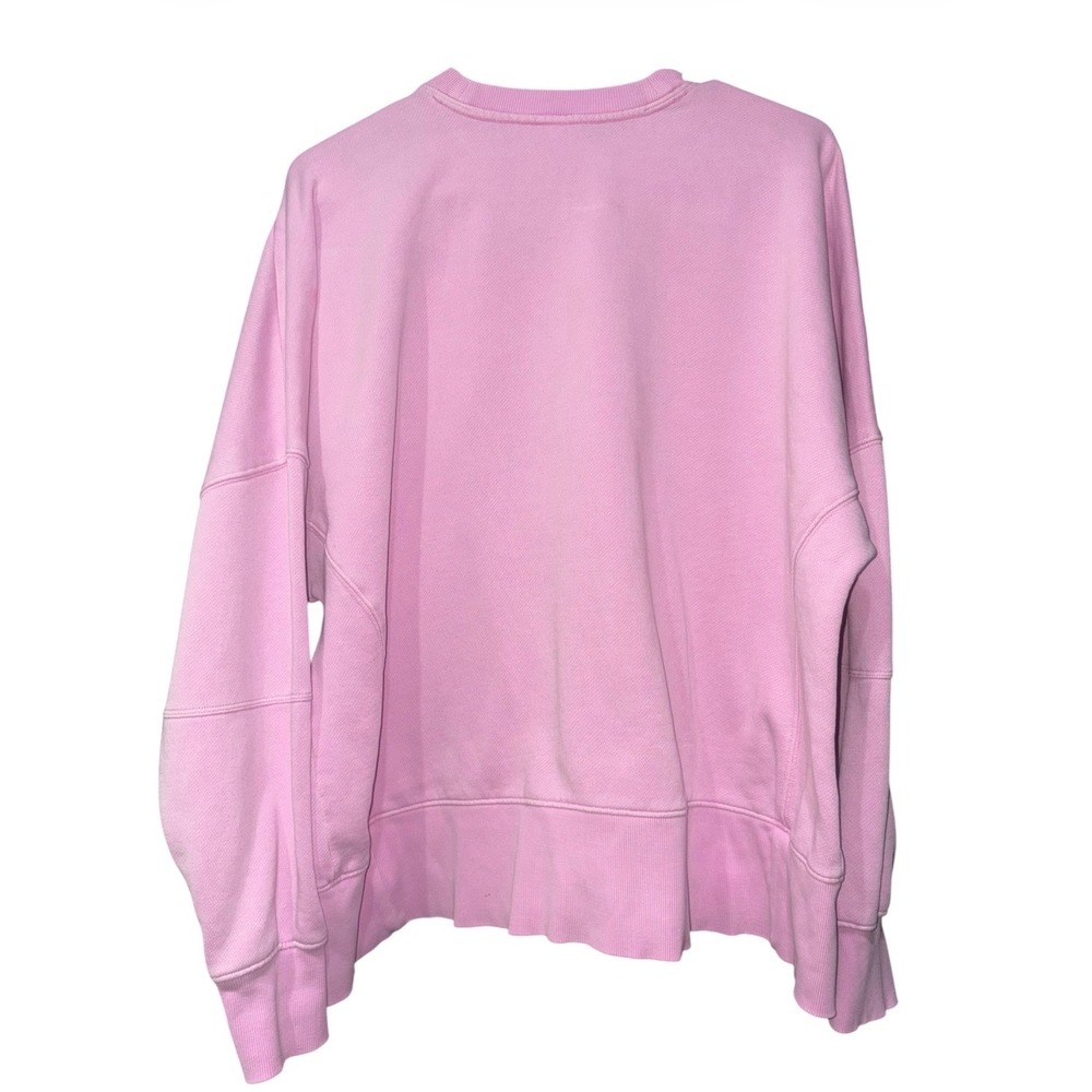PINK Victoria's Secret Crewneck Sweatshirt Pink Pullover Logo Womens XS Soft - Picture 4 of 4